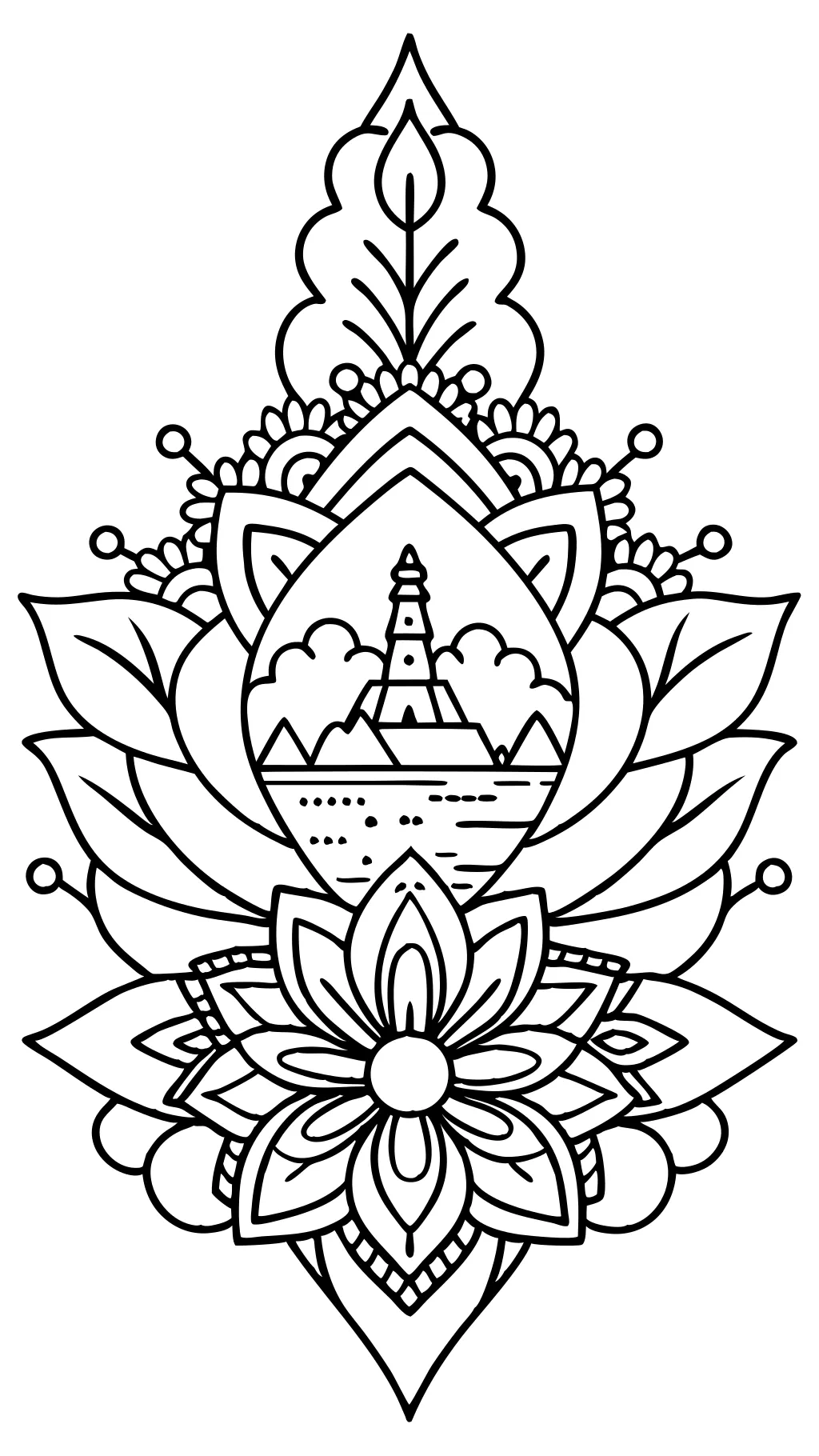 calm coloring pages for adults